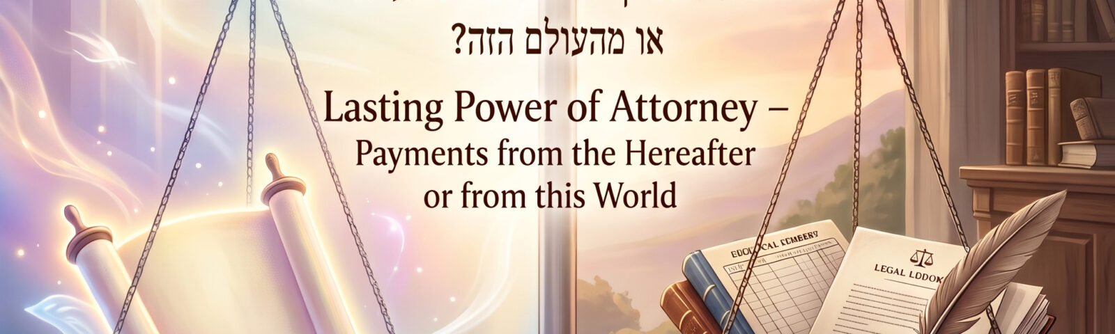 ייפוי כוח מתמשך – תשלומים מהעולם הבא או מהעולם הזה?